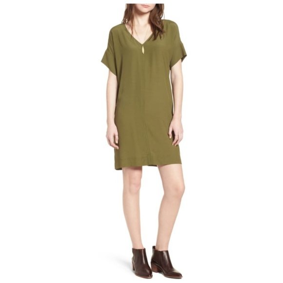 NWT Madewell Novel Short Sleeve Shift Dress - Picture 2 of 4